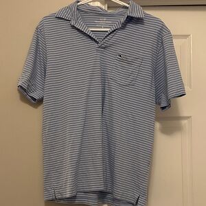 Vineyard Vines Light Blue Striped Polo Shirt